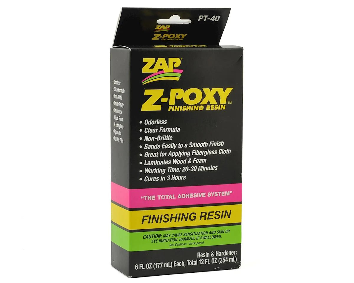 Zap Z-poxy 2-Part Finishing Resin (12oz)