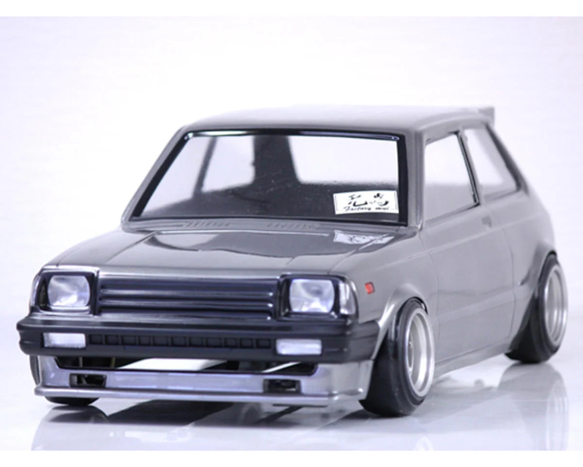 1/10 Toyota Starlet KP61 Late Model Drift Body Set (Clear) (257-260mm)