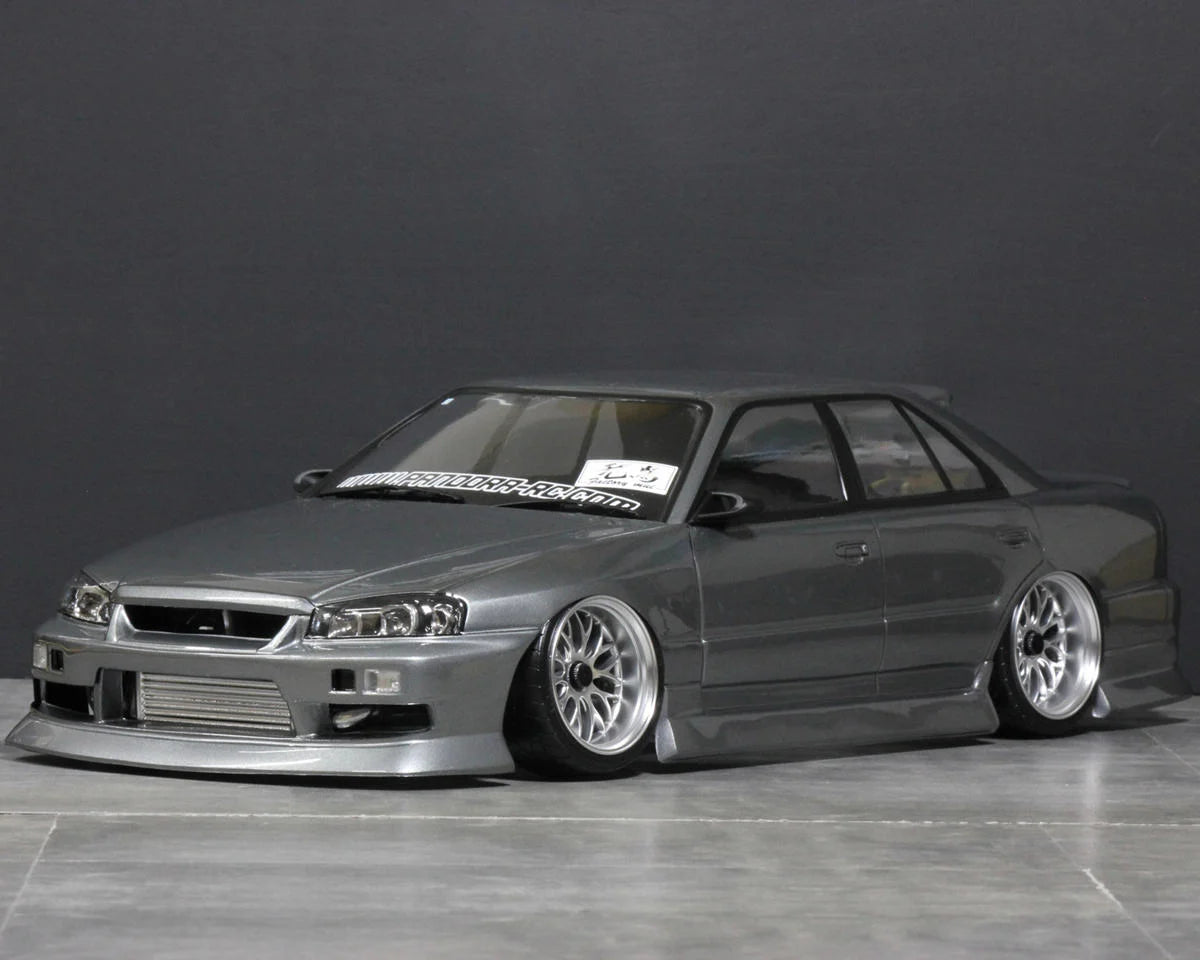 1/10 Nissan Skyline ER34 Sedan Drift Body Set (Clear) (257-260mm)