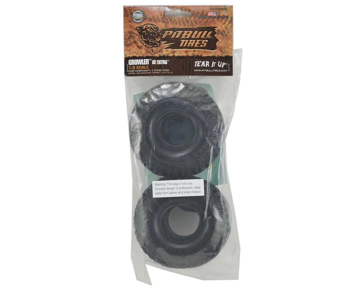 Growler AT/Extra 1.9" Crawler Tires (x2) (Komp) w/Foam