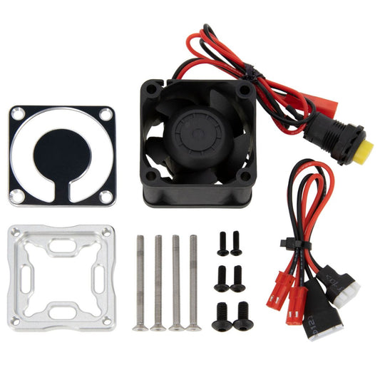 ESC Cooling Fan, for Hobbywing MAX6, MAX8, Arrma 6S - Silver