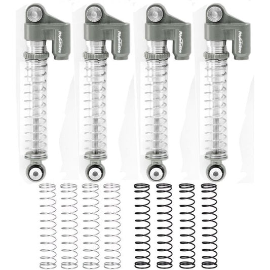 SCX24 Aluminum Long Travel Shocks Micro Crawler - Grey