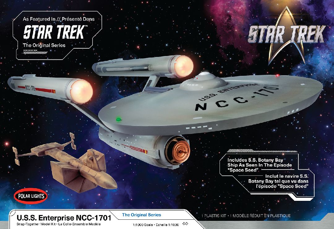 1/1000 Star Trek: The Original Series U.S.S. Enterprise NCC-1701 (Level 2)