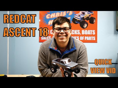 Ascent-18 RC Crawler - 1:18 Brushed Electric Rock Crawler (BLUE