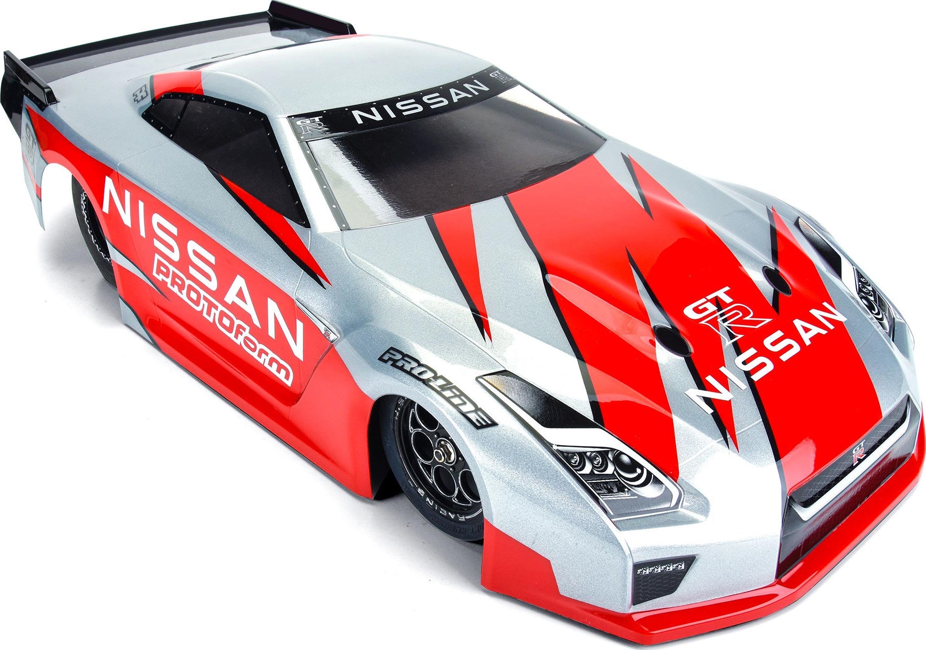 1/10 Nissan GT-R R35 Clear Body (SCT Drag Car) – Chris's House