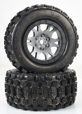 Badlands MX43 Pro-Loc on 24mm Gray/Blk Impulse (x2) - Limited Edition