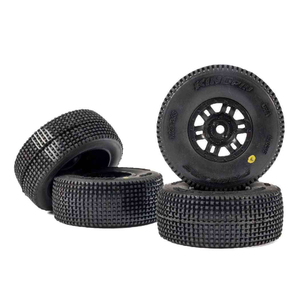 King-Pin F/R 12mm Hex Black Split6 - Mojave Grom (x4)