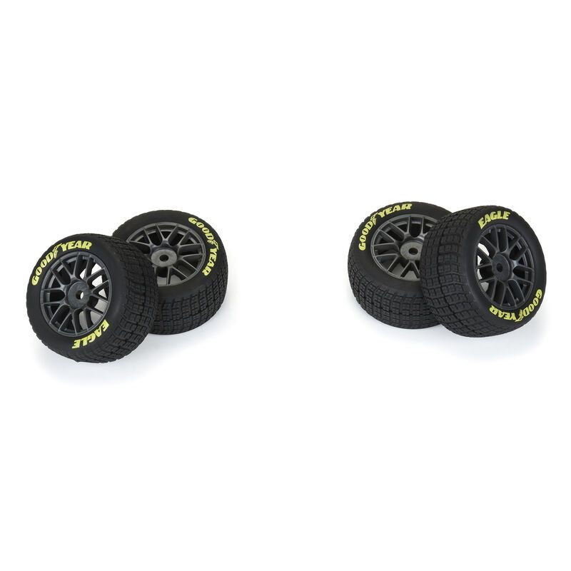 Goodyear Eagle Dirt Tire F/R MTD Grey for Losi NASCAR Racecar (x4)