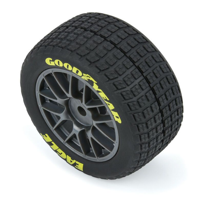 Goodyear Eagle Dirt Tire F/R MTD Grey for Losi NASCAR Racecar (x4)
