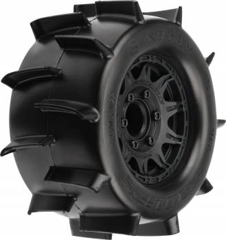 Sand Paw 2.8" Pre-Mounted Tires w/Raid Rear Wheels