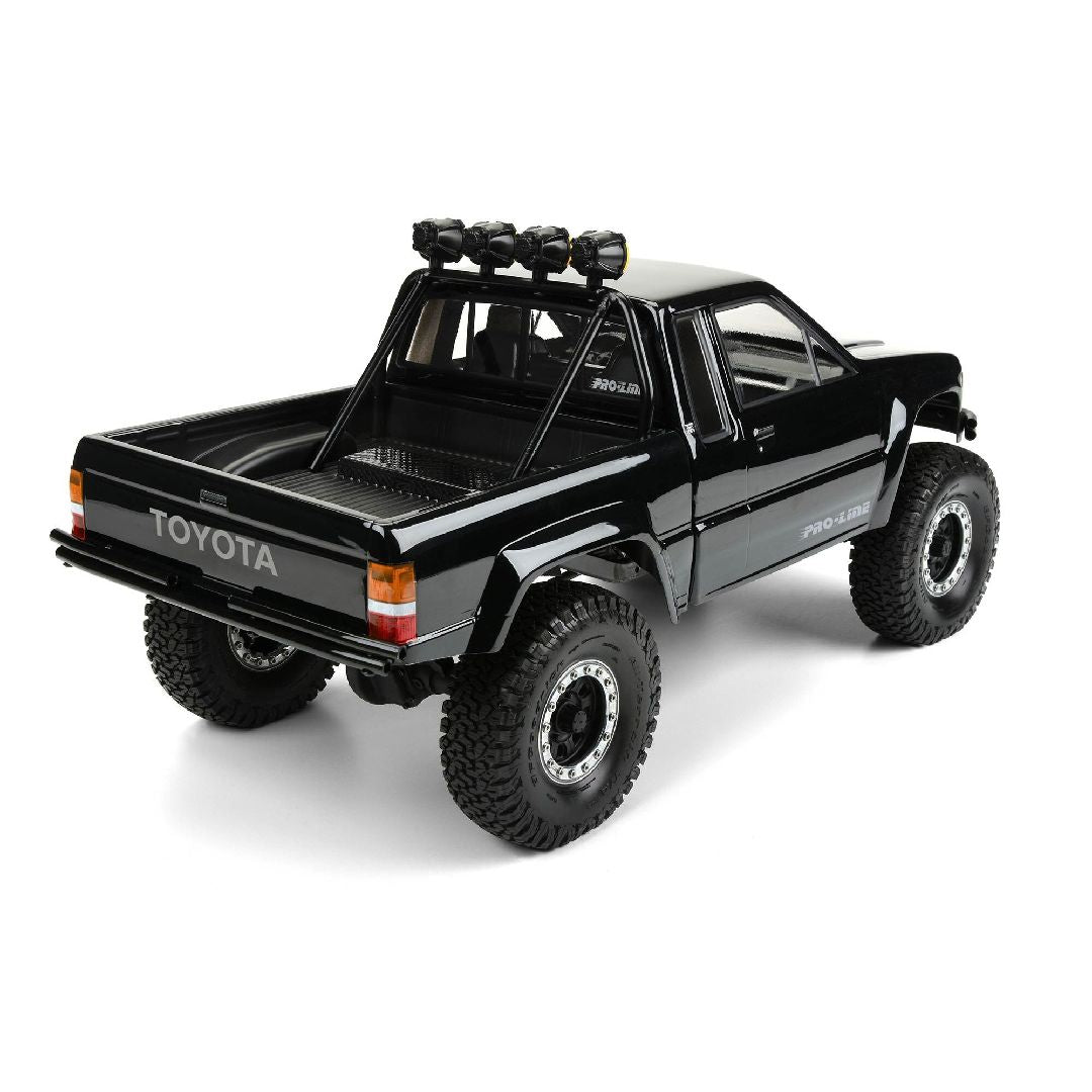 '85 Toyota HiLux Clear Body (Cab/Bed) SCX10 Honcho 12.3"