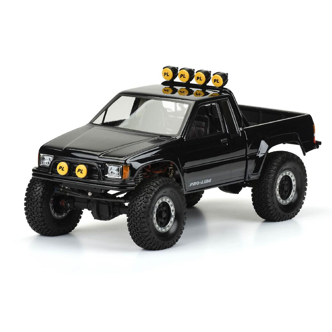 '85 Toyota HiLux Clear Body (Cab/Bed) SCX10 Honcho 12.3"