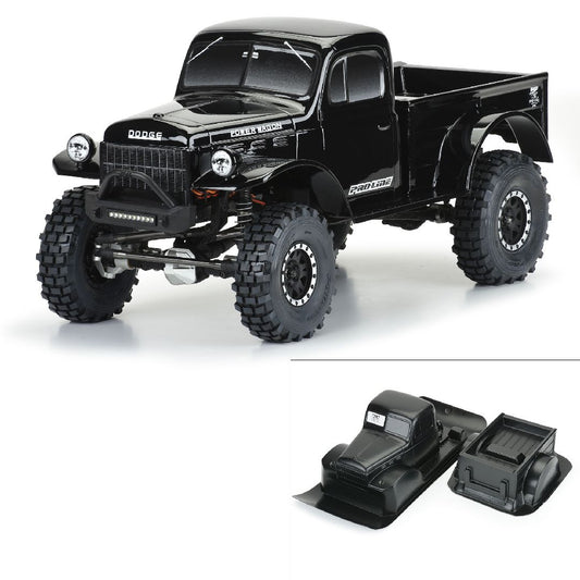 1/10 1946 Dodge Power Wagon Black Body 12.3" (313mm)