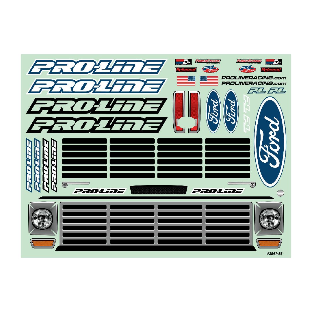 Pre-Cut 1967 Ford F-100 Race Truck Clear Body