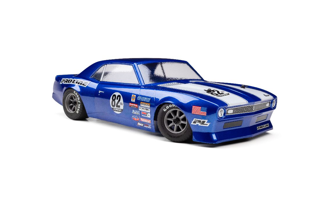 Pre-Cut 1968 Chevy Camaro Body for Losi NASCAR - Clear