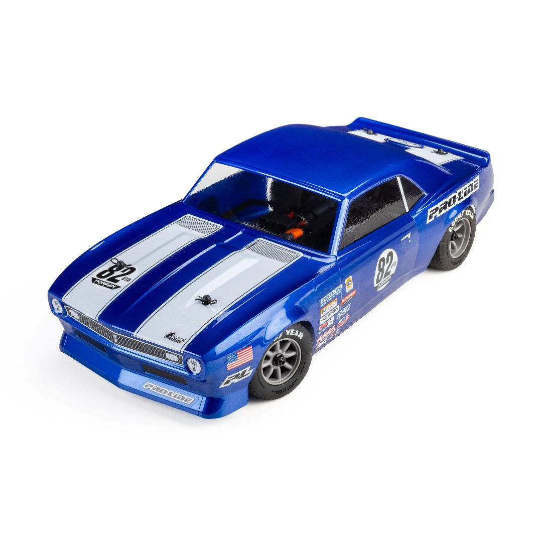 Pre-Cut 1968 Chevy Camaro Body for Losi NASCAR - Clear