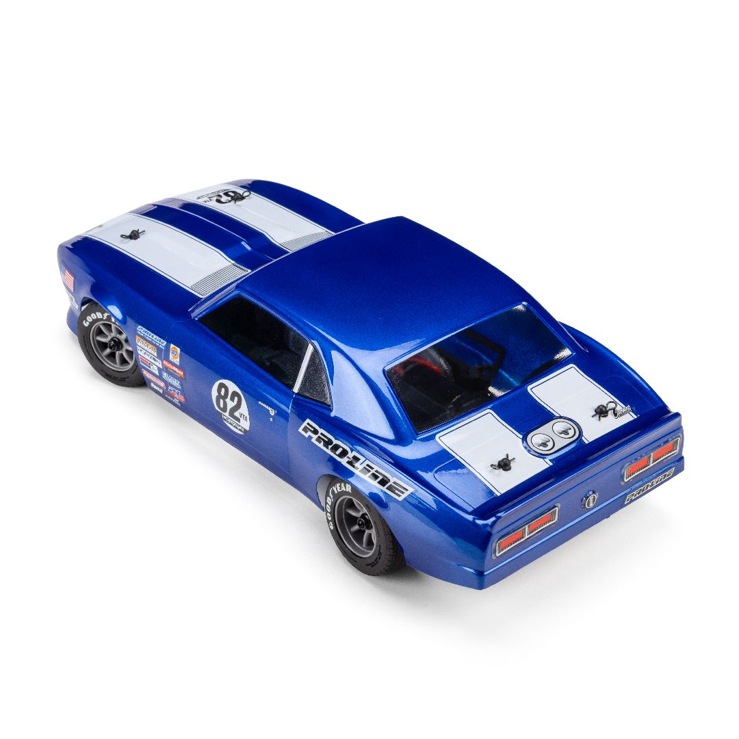 Pre-Cut 1968 Chevy Camaro Body for Losi NASCAR - Clear