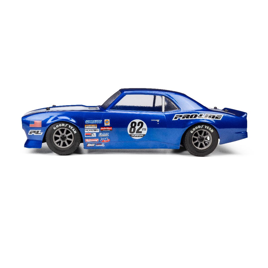 Pre-Cut 1968 Chevy Camaro Body for Losi NASCAR - Clear