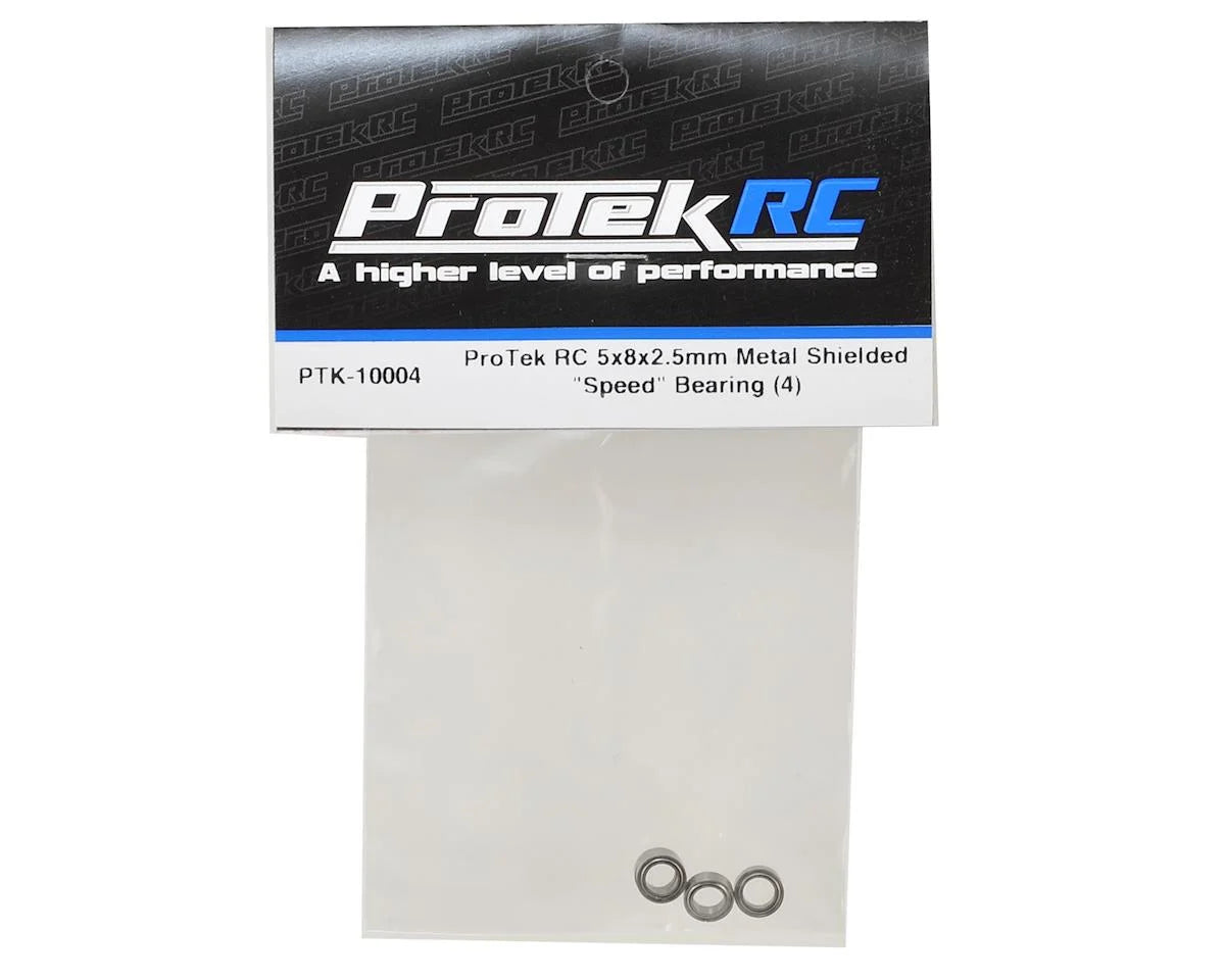 5x8x2.5mm Metal Shielded "Speed" Bearing (x4)