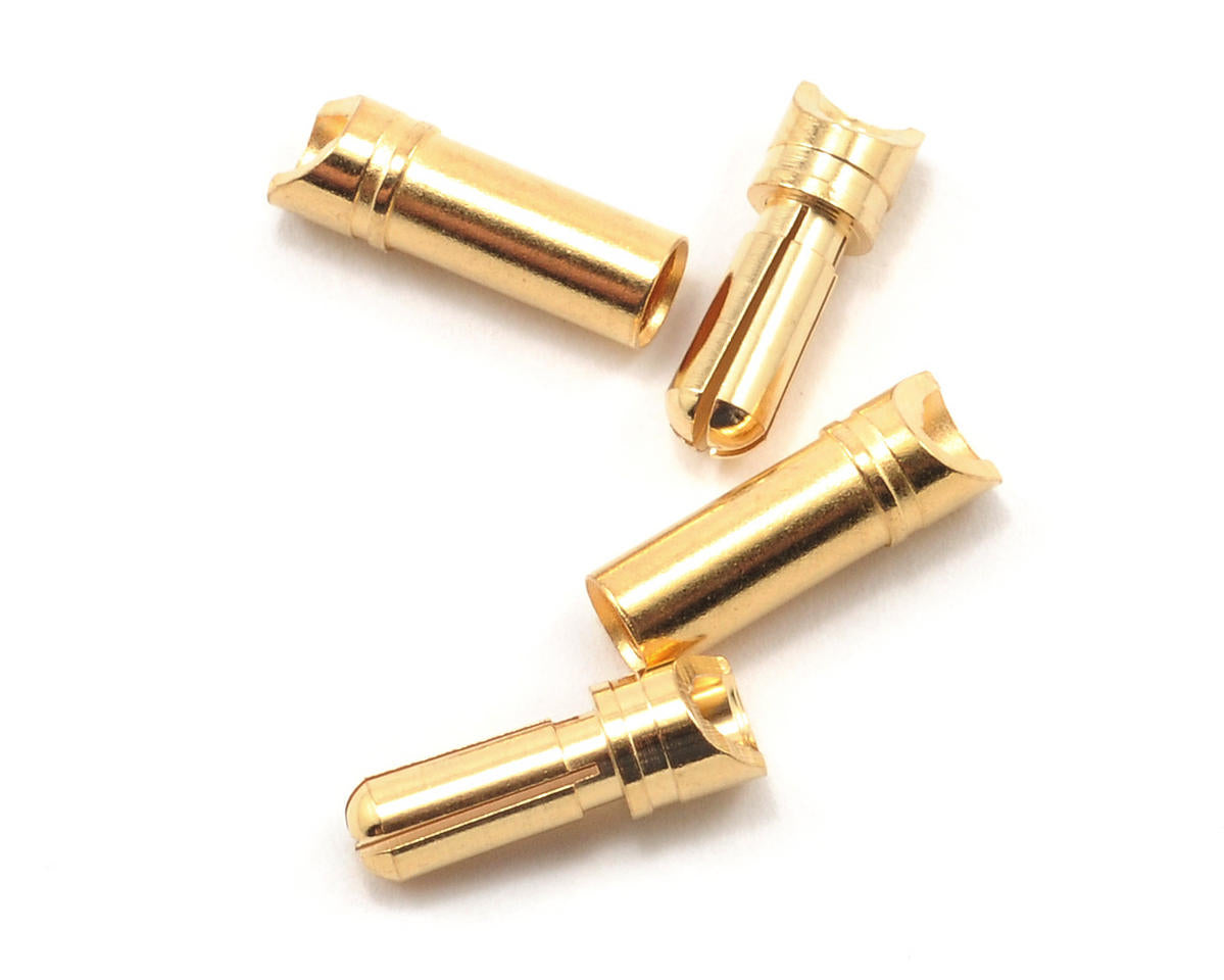 3.5mm "Super Bullet" Gold Connectors (2 Male/2 Female)