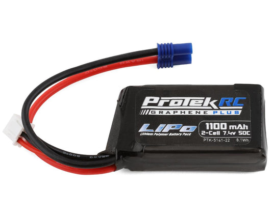 ProTek RC 2S 50C 1100mAh w/EC2 Connector