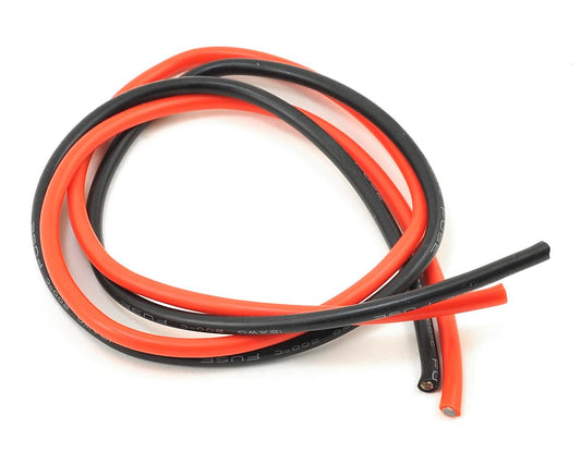 Silicone Hookup Wire (Red & Black) (2' Each) (12AWG)