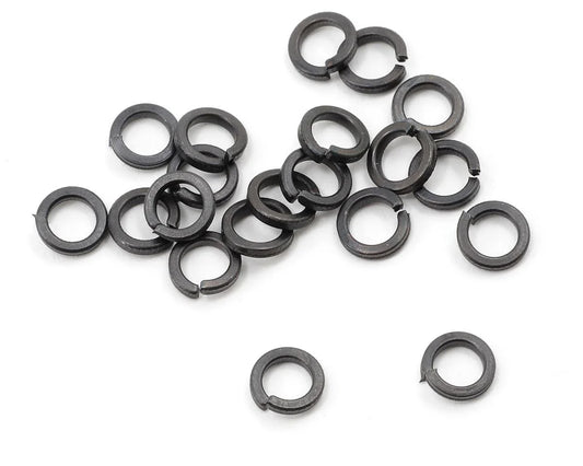 4mm "High Strength" Black Lock Washers (20)