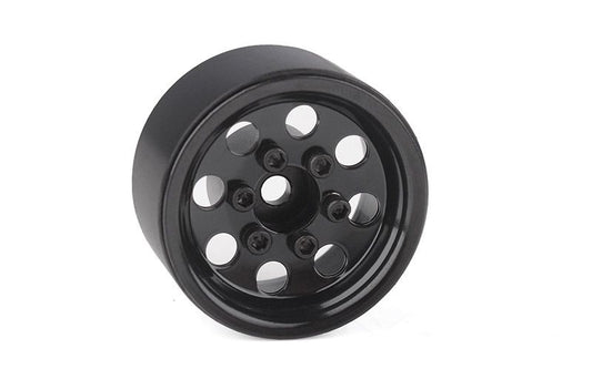 1.0" Pro8 Stamped Steel Beadlock Wheels (Black) (x4)