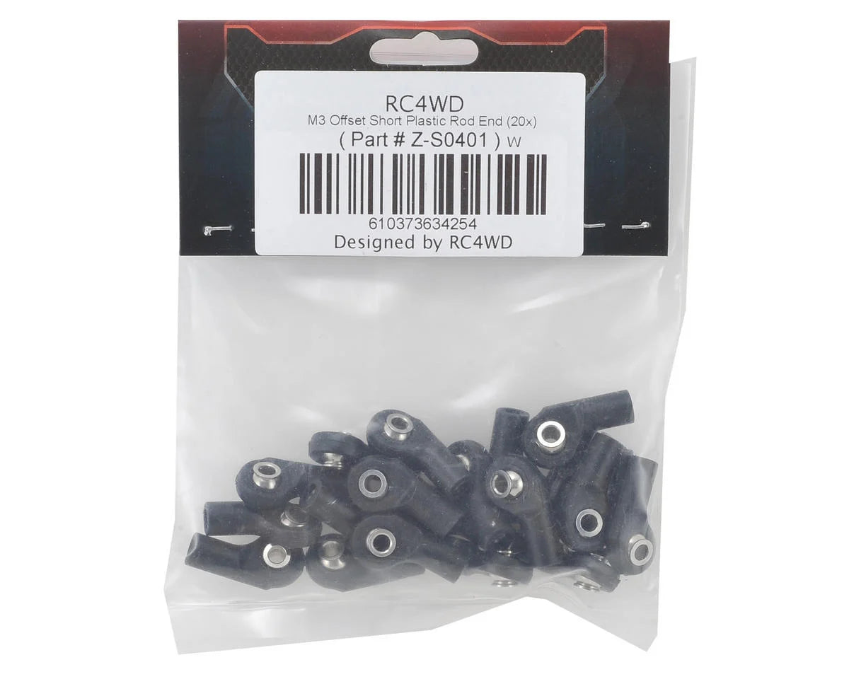 M3 Offset Short Plastic Rod End (x20)