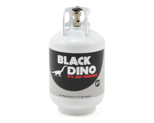 Black Dino 1/10 RC Scale Aluminum Propane Tank (Miniature Scale Accessory)