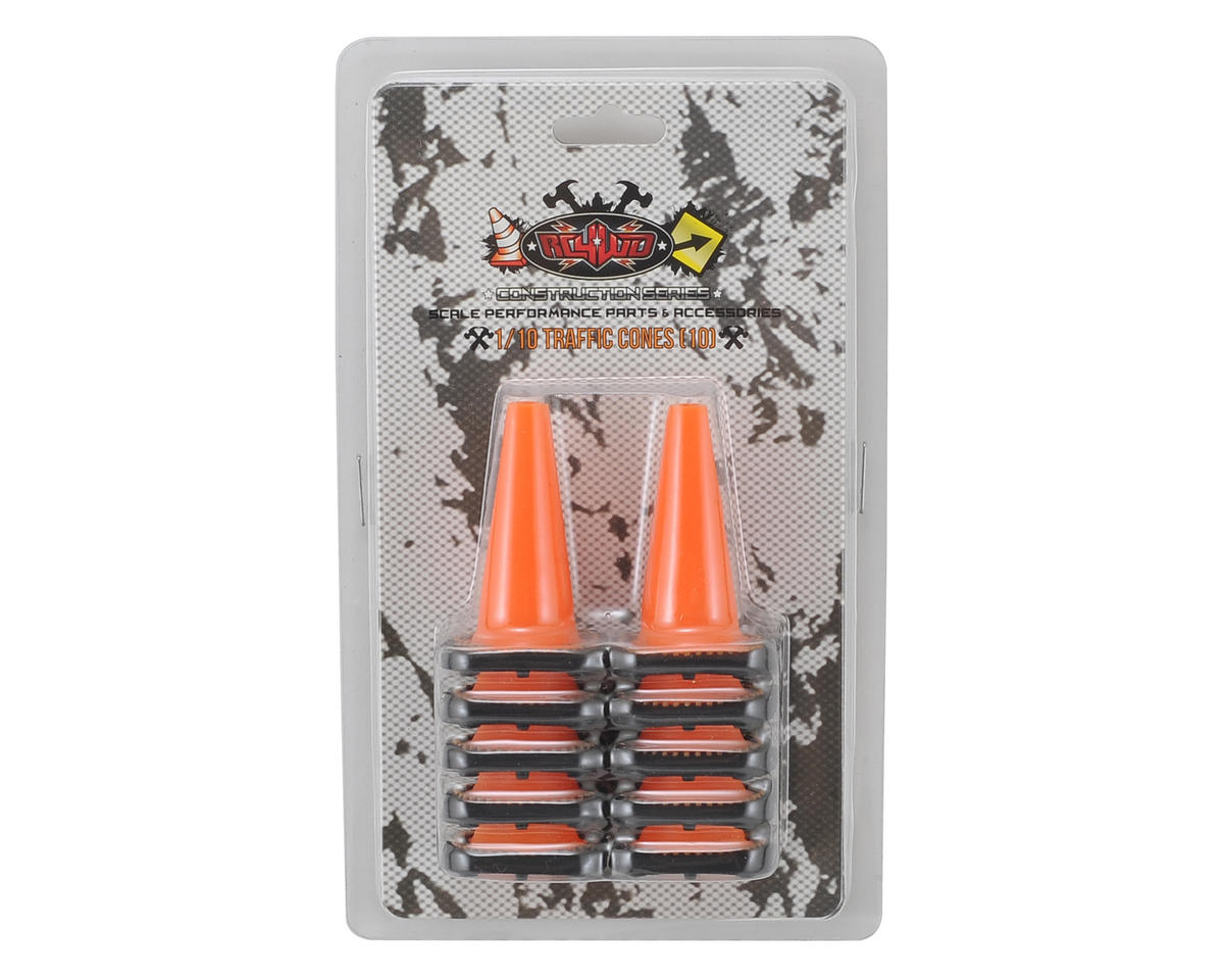 RC4WD 1/10 Size Traffic Cones (10)