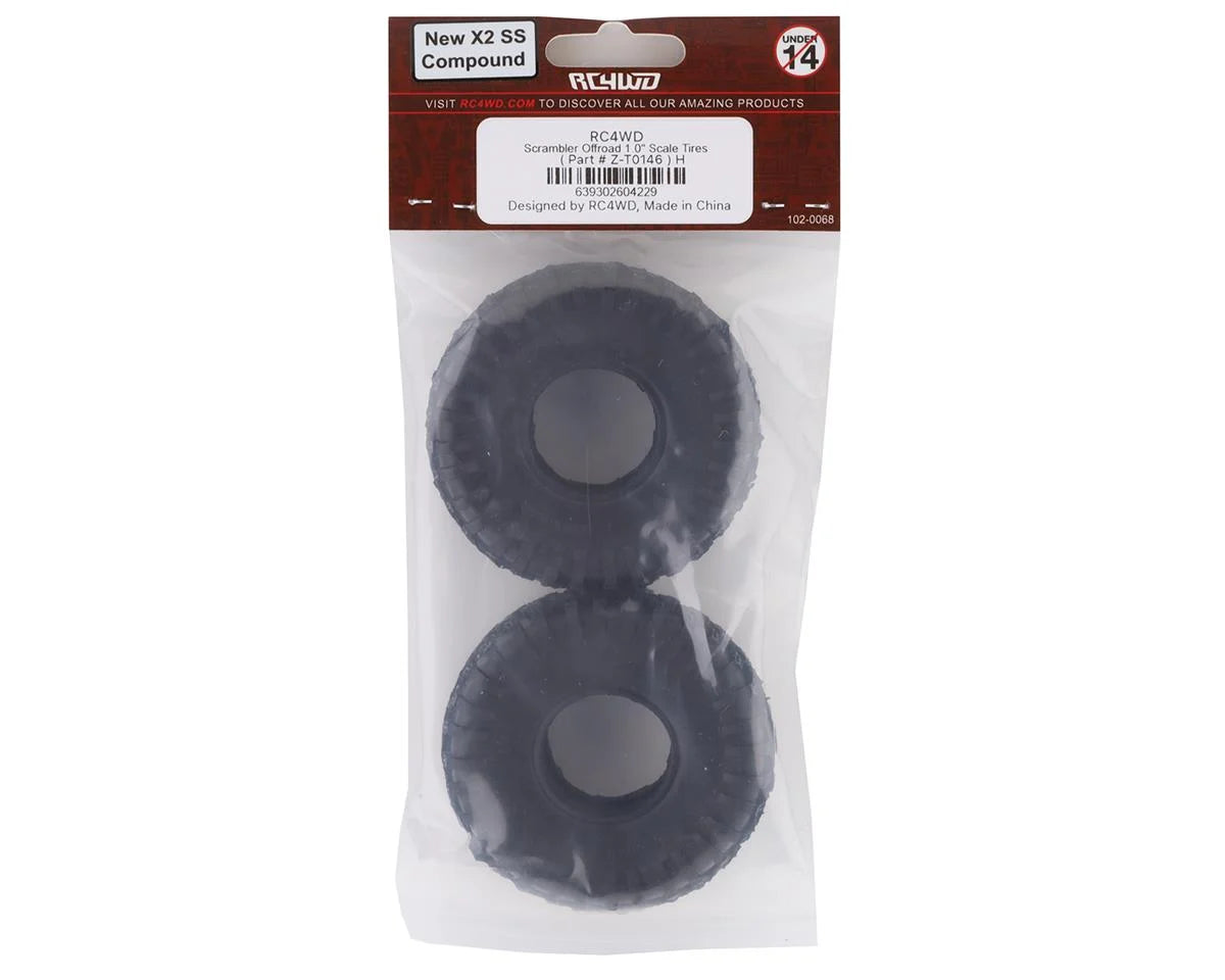 Scrambler Offroad 1.0" Micro Crawler Tires (2)