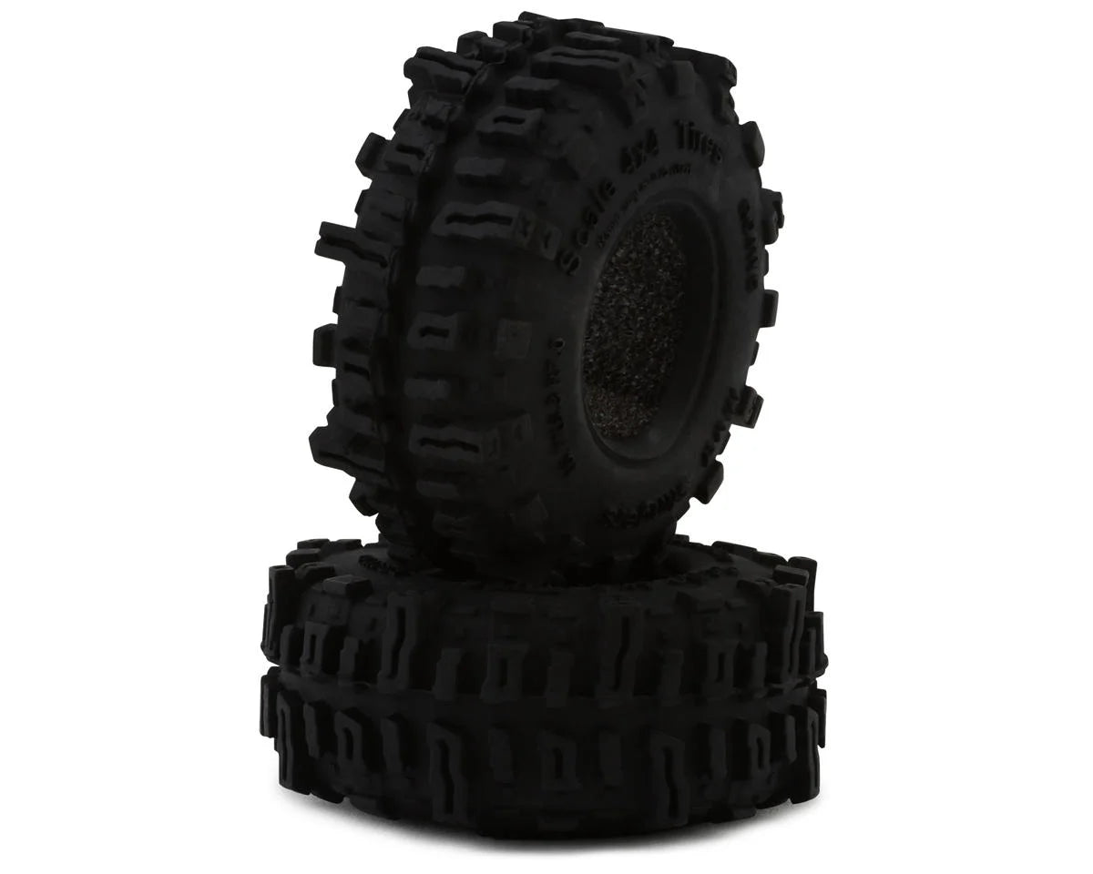 Mud Slingers 0.7" Micro 1/24 Scale Crawler Tires (2) (OD 40mm) (X2S3)