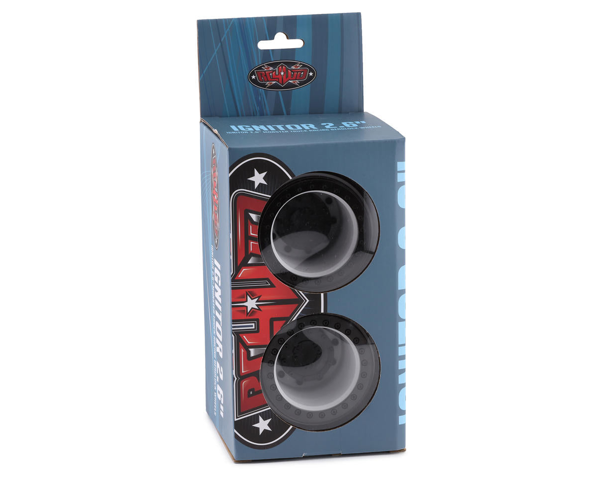 Ignitor 2.6" Monster Truck Racing Beadlock Wheels (x2)