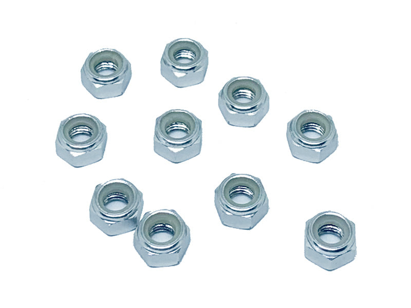 Nylon Lock Nut M5 (x10) - Silver