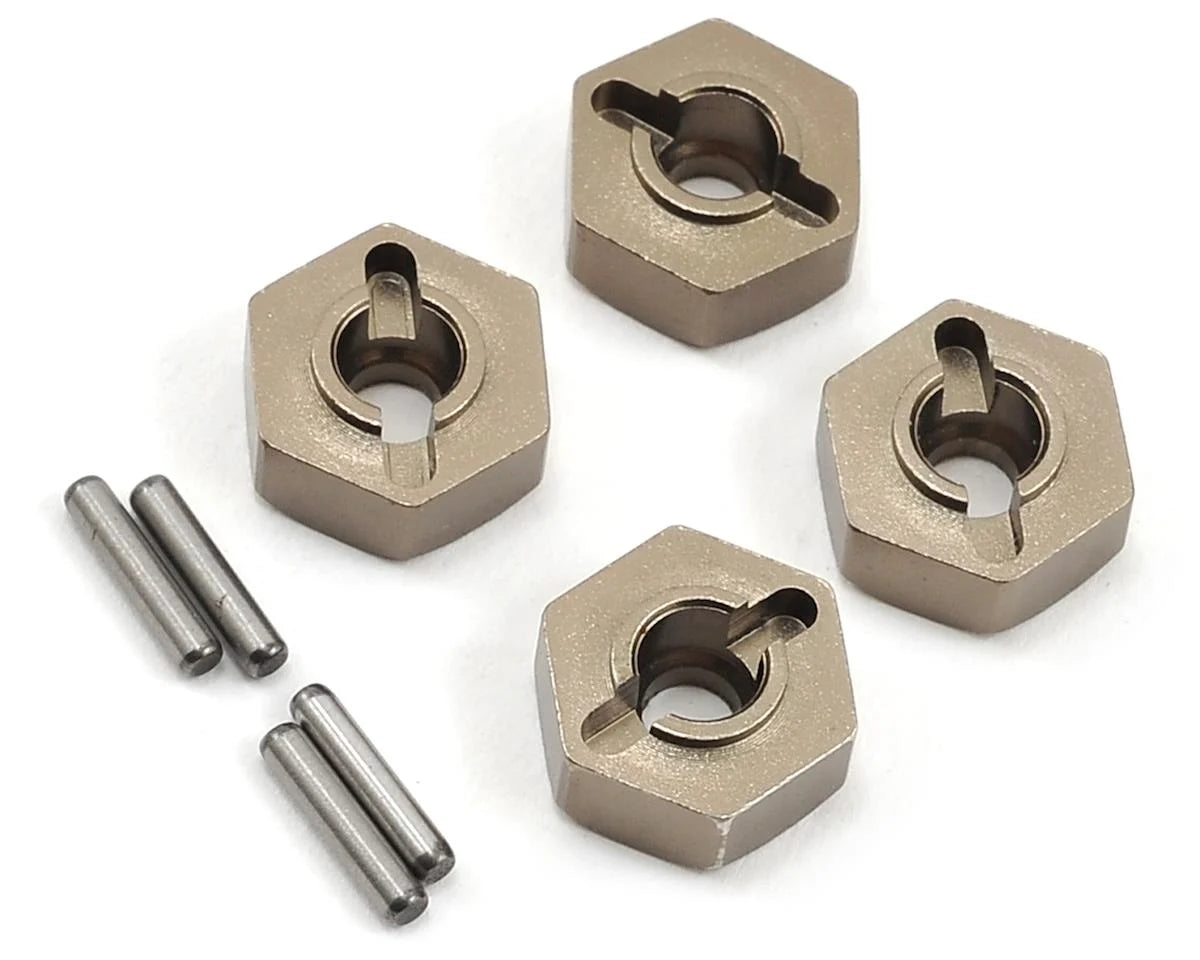 Aluminum Wheel Hex Mount w/Pins (4)