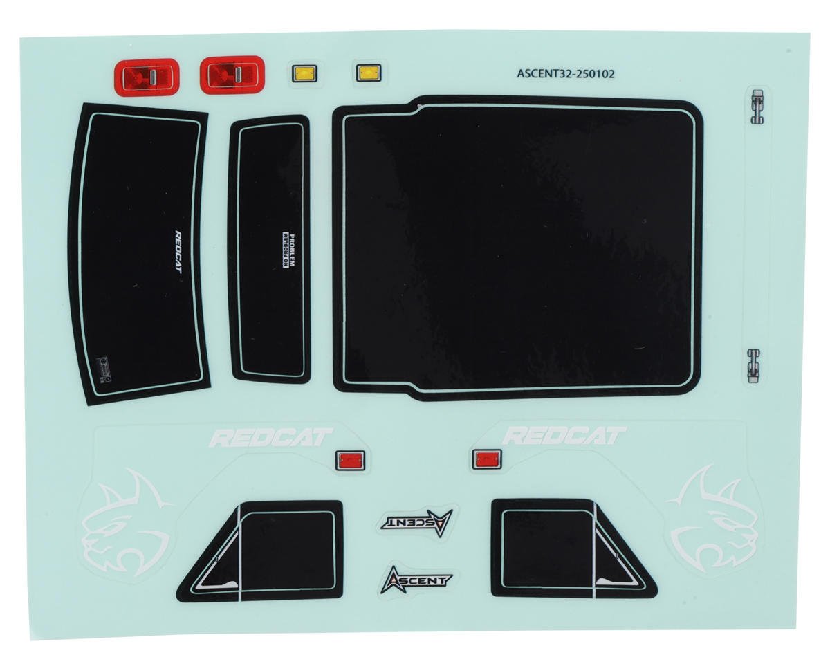 Ascent 32 Body & Mounts Set (Clear)