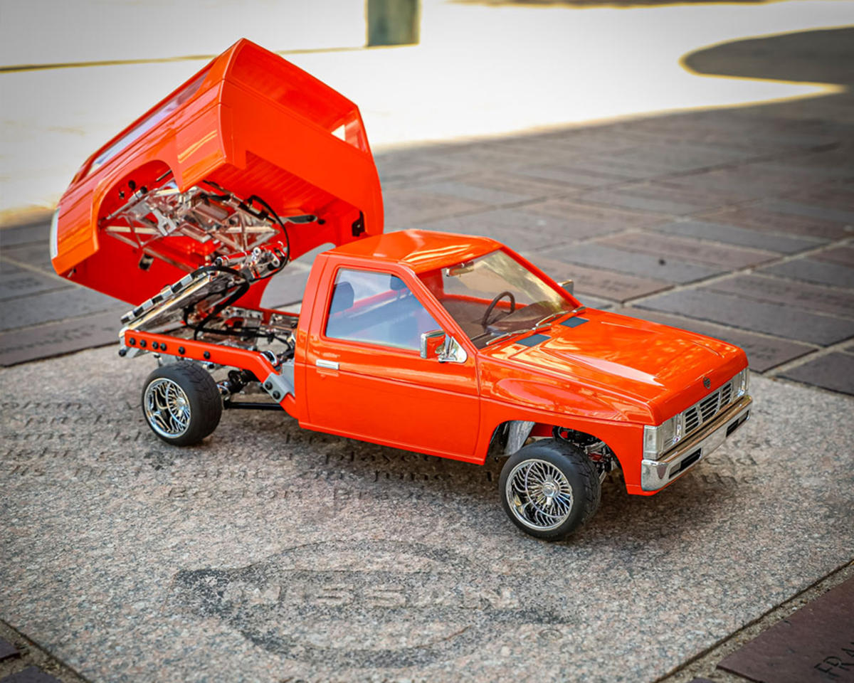Founders Edition 1993 Nissan Hardbody 1/10 RTR Bed Dancer (Orange) w/2.4GHz Radio