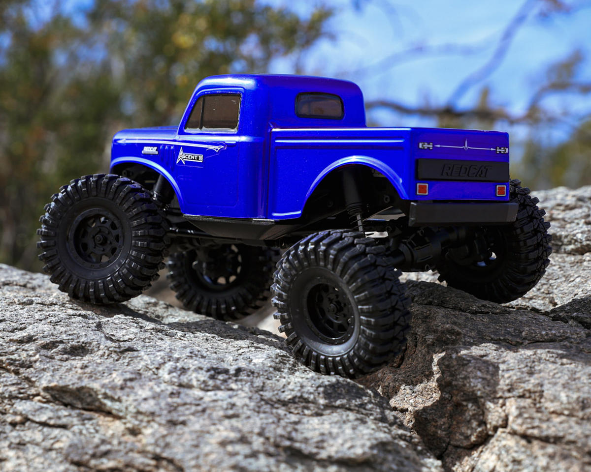 Ascent-18 1/18 4WD RTR Brushed Rock Crawler (Blue) w/2.4GHz Radio, Battery & Charger
