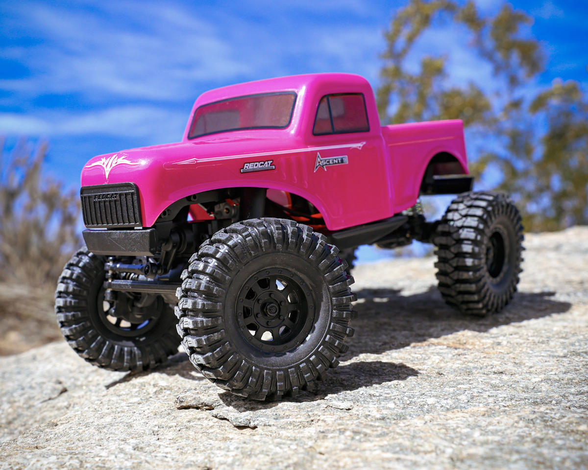 Ascent-18 1/18 4WD RTR Brushed Rock Crawler (Pink) w/2.4GHz Radio, Battery & Charger