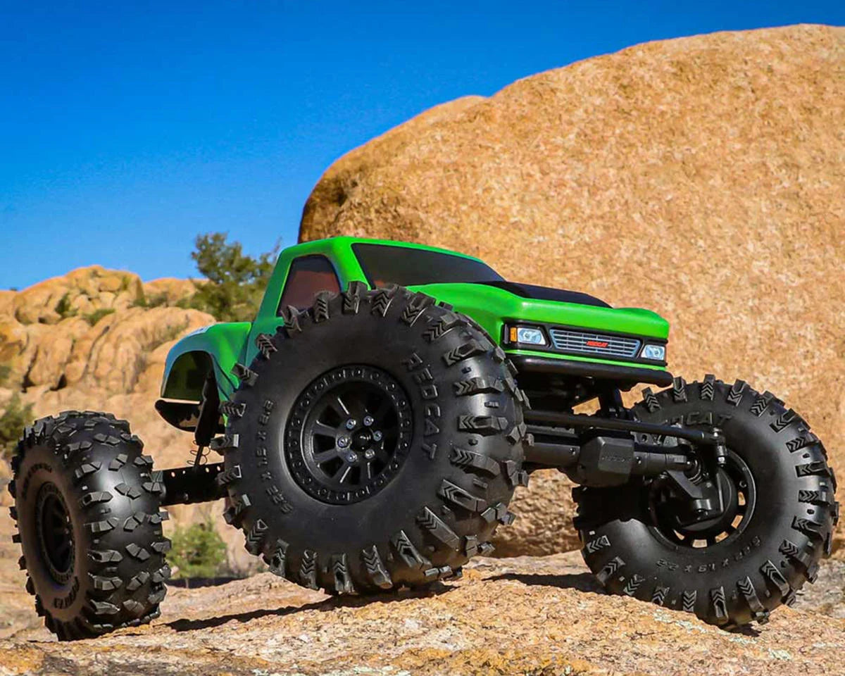 Vertex-10W 1/10 RTR 4WD Electric Brushless Rock Crawler (Electric Green) (+24mm Wide Axles)
