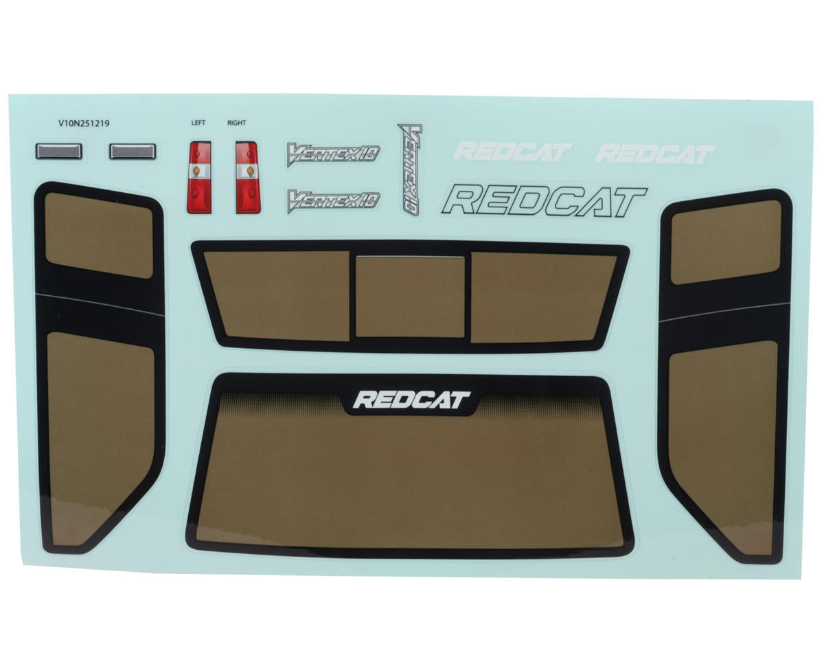 Vertex-10 Body Set W/Clipless Mounts (Clear)
