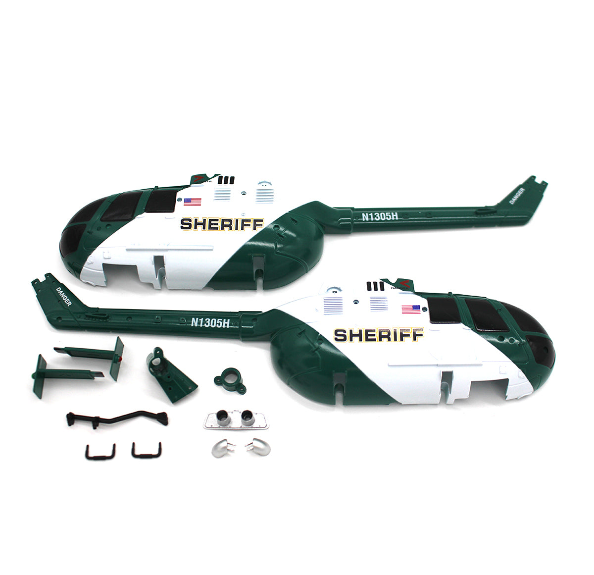 Helicopter Canopy Set - Sheriff