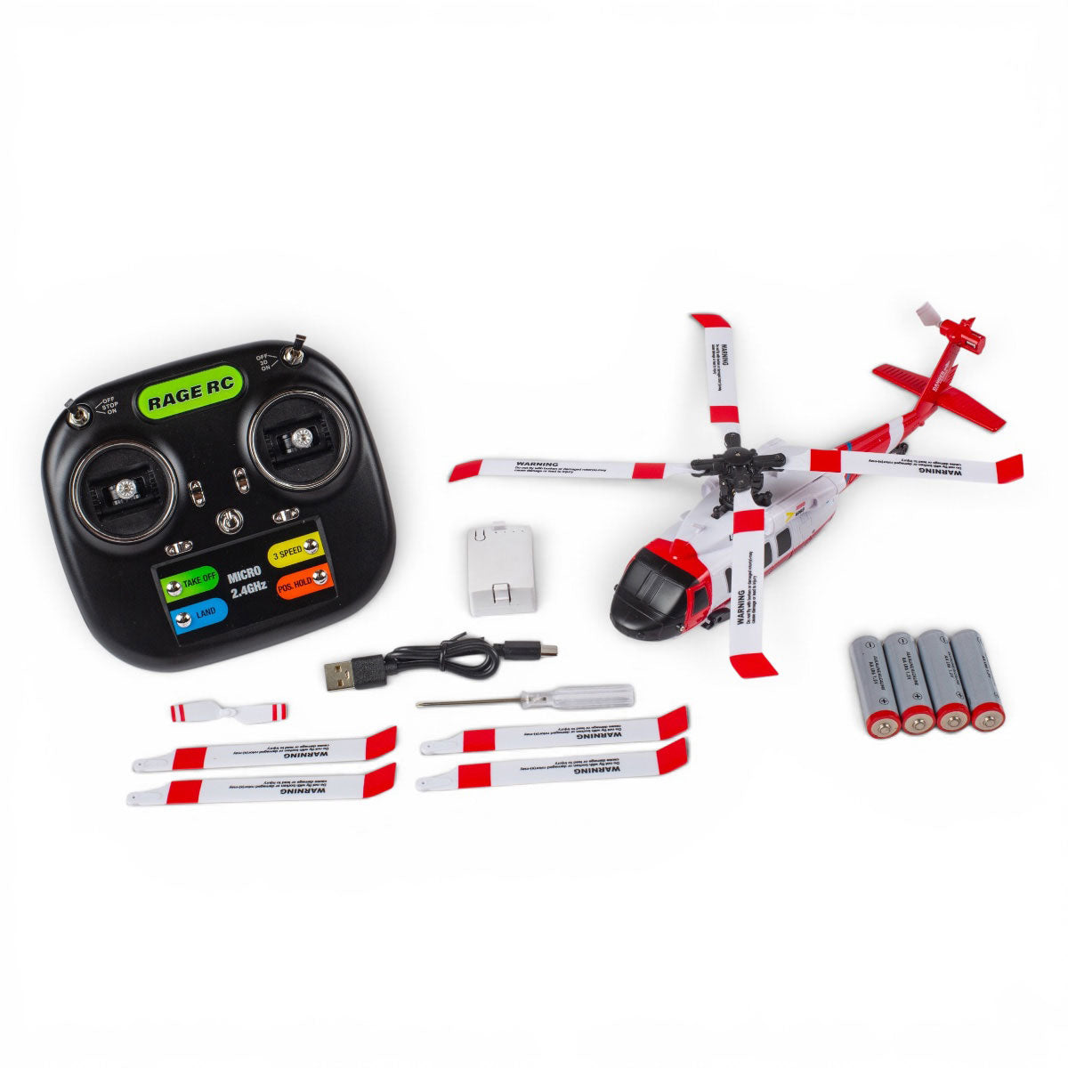 Hero-Copter BL, 4-Blade Brushless RTF Heli; Coast Guard