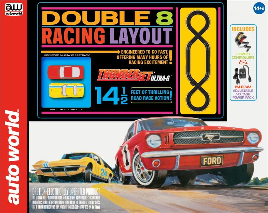 14.5' Double 8 Racing Slot Race Set