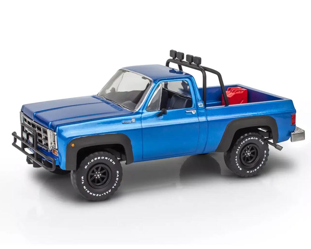 1/25 ’78 Chevy® Off-Road 4x4 Plastic Model Kit W/Malibu Grand Prix Virage & Trailer Plastic Model Kit