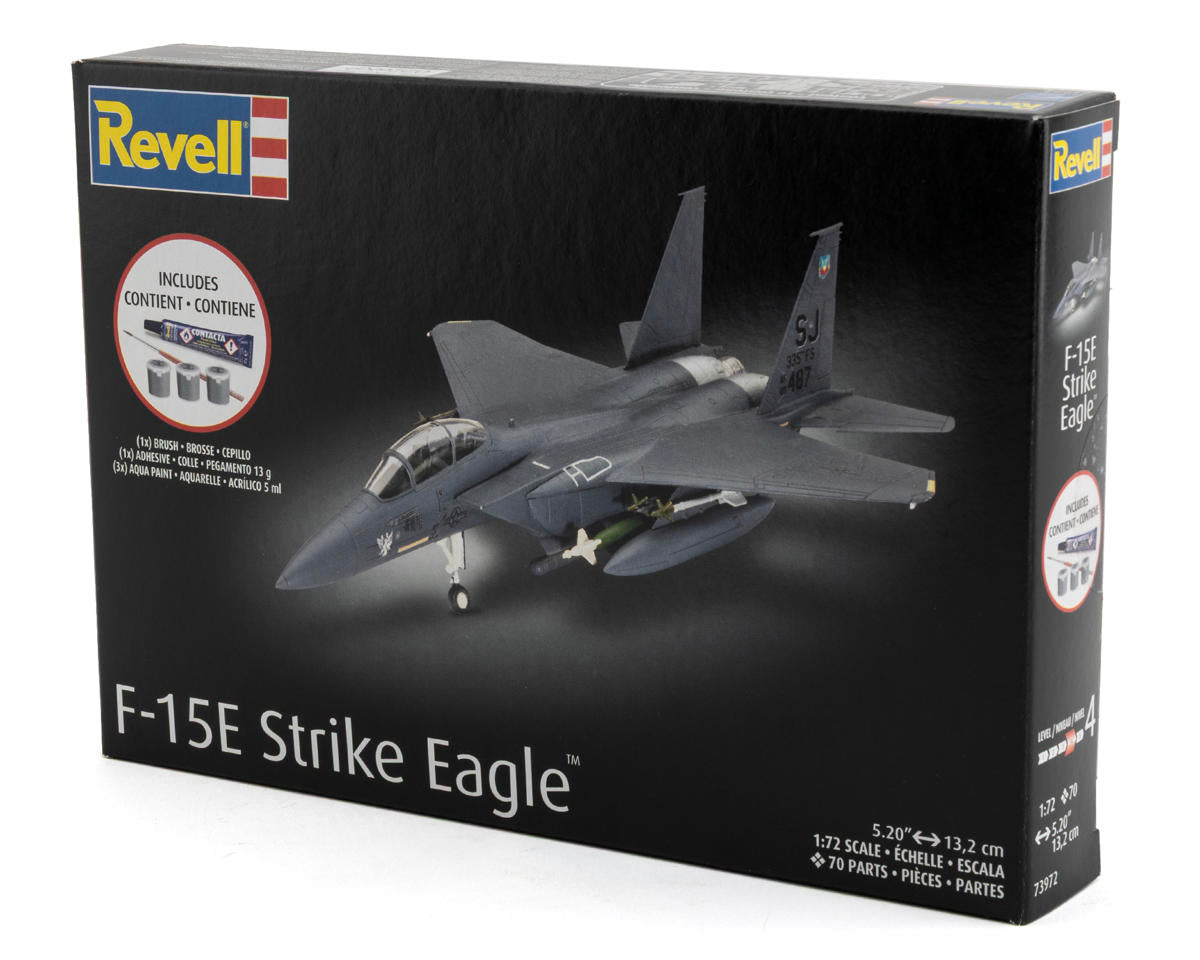 1/72 F-15E Strike Eagle™ Plastic Model Kit w/Paint, Brush & Cement