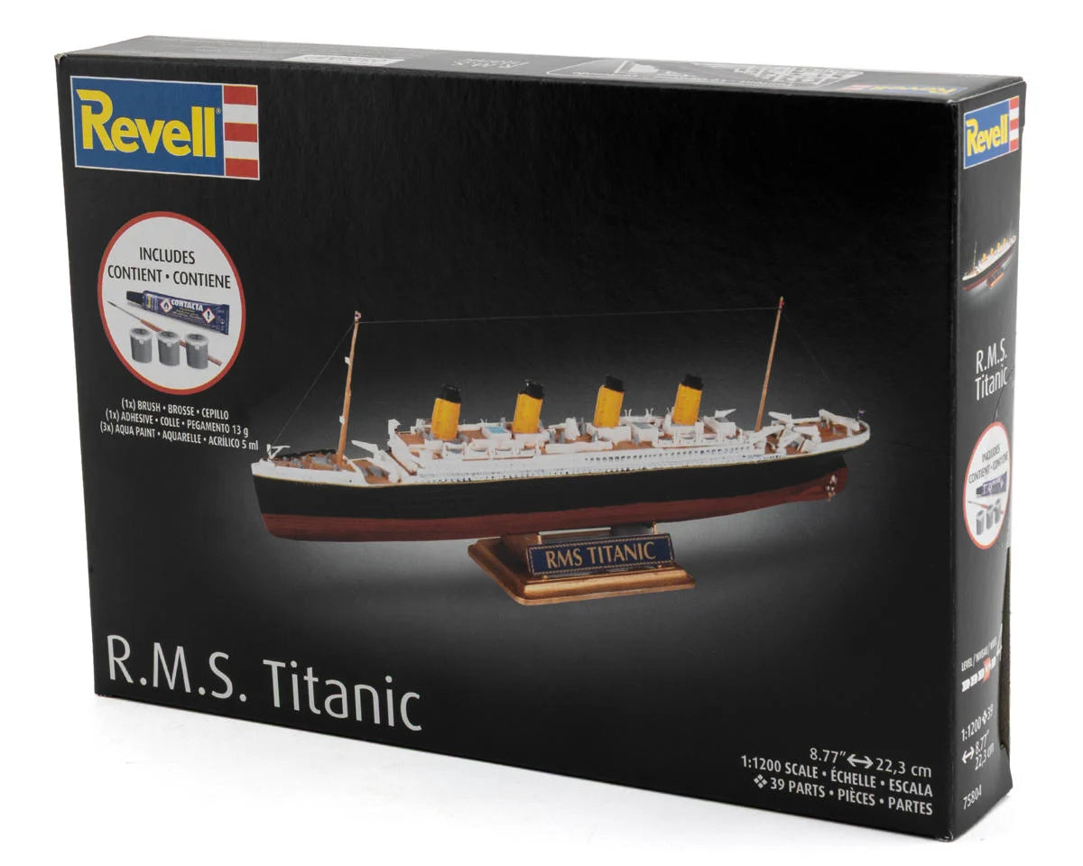 1/1200 R.M.S. Titanic Plastic Model Kit w/Paint, Brush & Cement