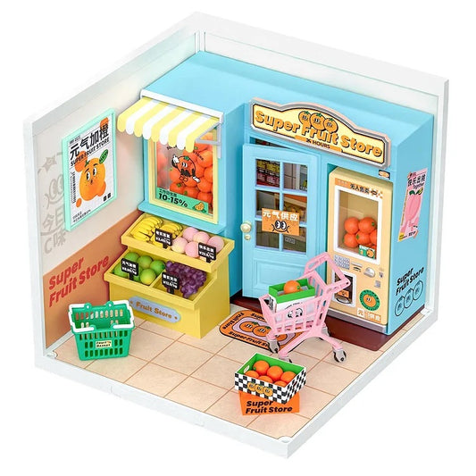 Daily VC Fruit Store DIY Miniature 3D Plastic Model Kit