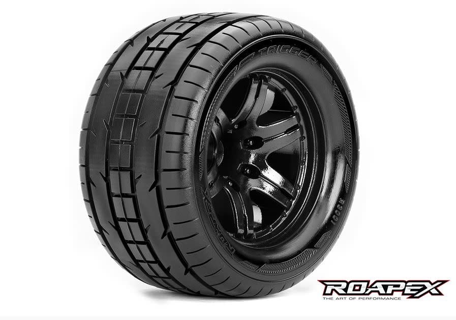 Trigger 1/10 Monster Truck Tires - Pre-Mounted